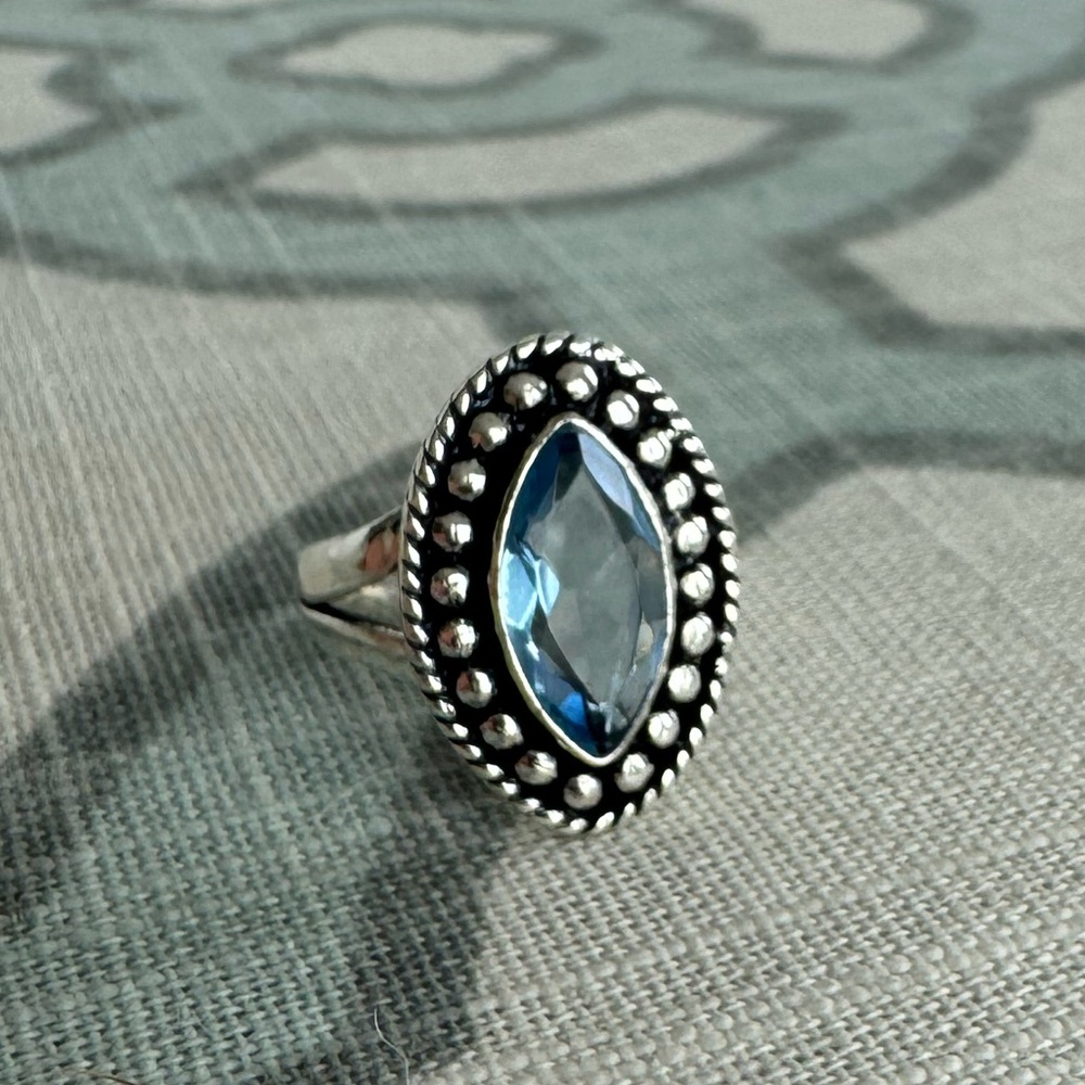 NWOT Sundance The Inlet Ring, Tanzanite, Sterling Silver